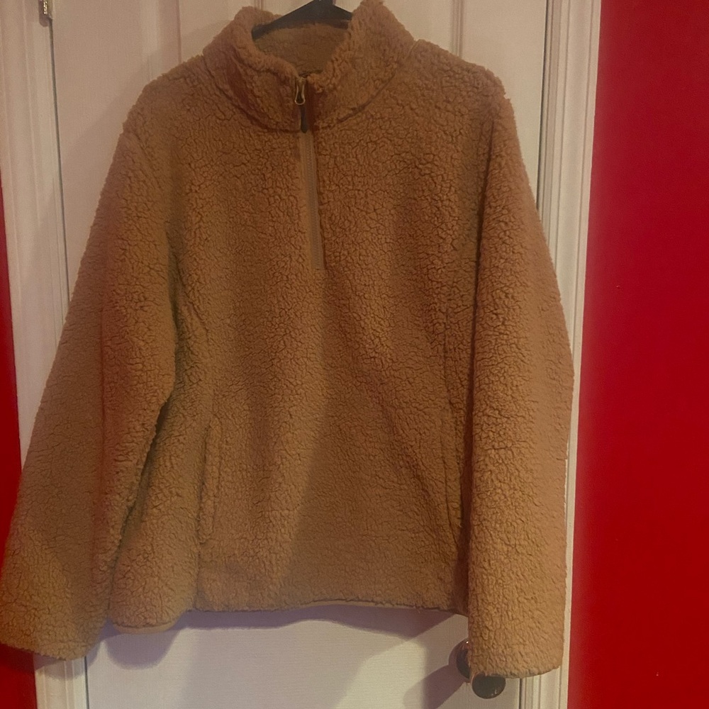 Never worn sherpa/teddy jacket
